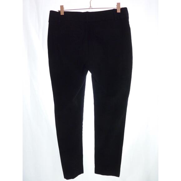 Banana Republic Jackson Fit Black Pants Size 6 Womens Ankle Trousers - Picture 4 of 7